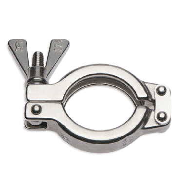 Hygienic Tri-Clamp (1/4" - 3/4") | Type SH | Stainless Steel 304L | Wingnut